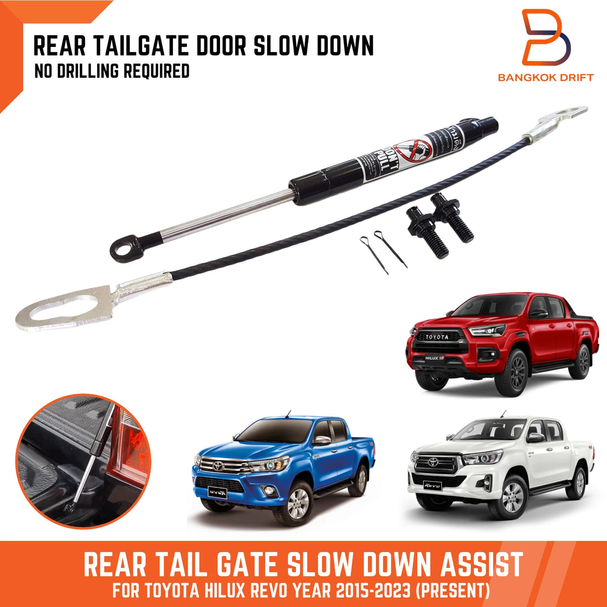 Tailgate Strut Damper Shock for Toyota Hilux Ute Revo (2015-2023)