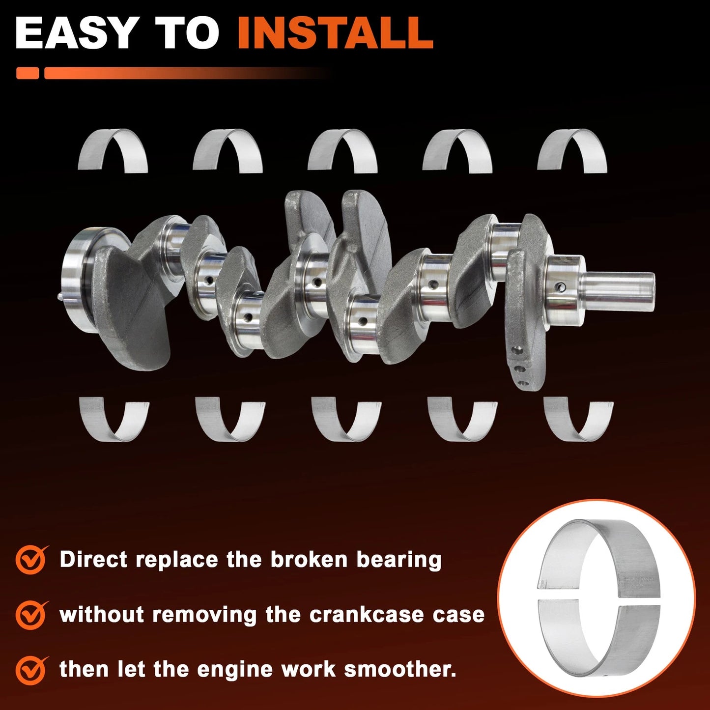 20 x Main & Rod Bearings Set for Kia Optima, Sportage (2011-2016)