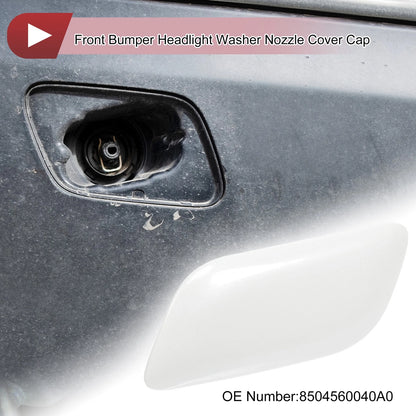 Front Left Washer Nozzle Cover for Lexus LX570 (2008-2011) - White 1 Pcs