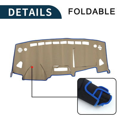 Dashboard Cover Mat for Suzuki Solio MA15S Sun Protector Black Blue (2001-2015)