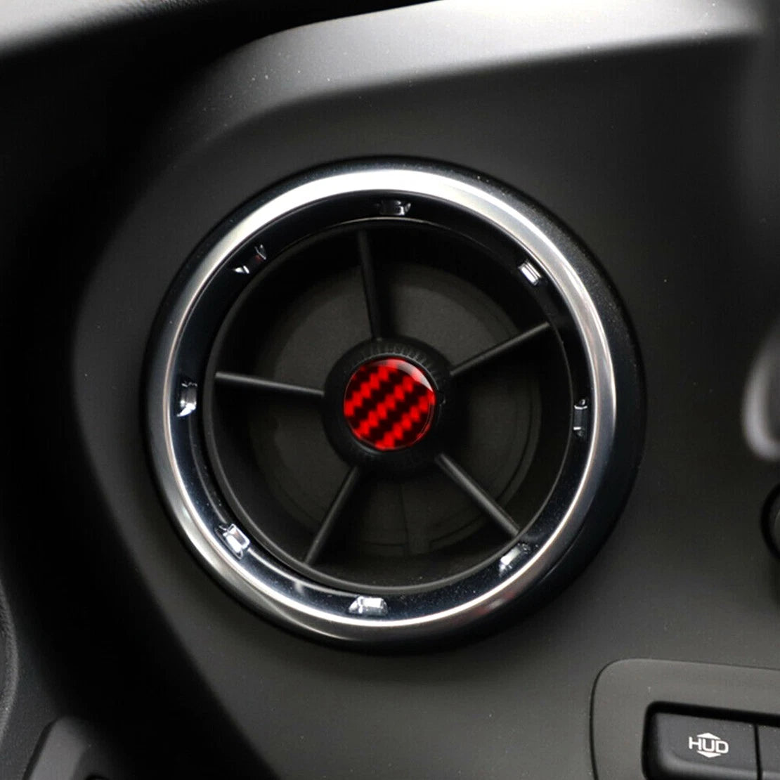 Carbon Fiber Console AC Vent Trim for Chevrolet Camaro (2016-2020)