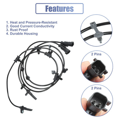 ABS Sensor Pair for Ford Edge (2011-2014)