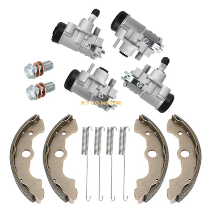 Front Brake Wheel Cylinders W/Shoes for Honda Fourtrax 300 TRX300FW 4x4
