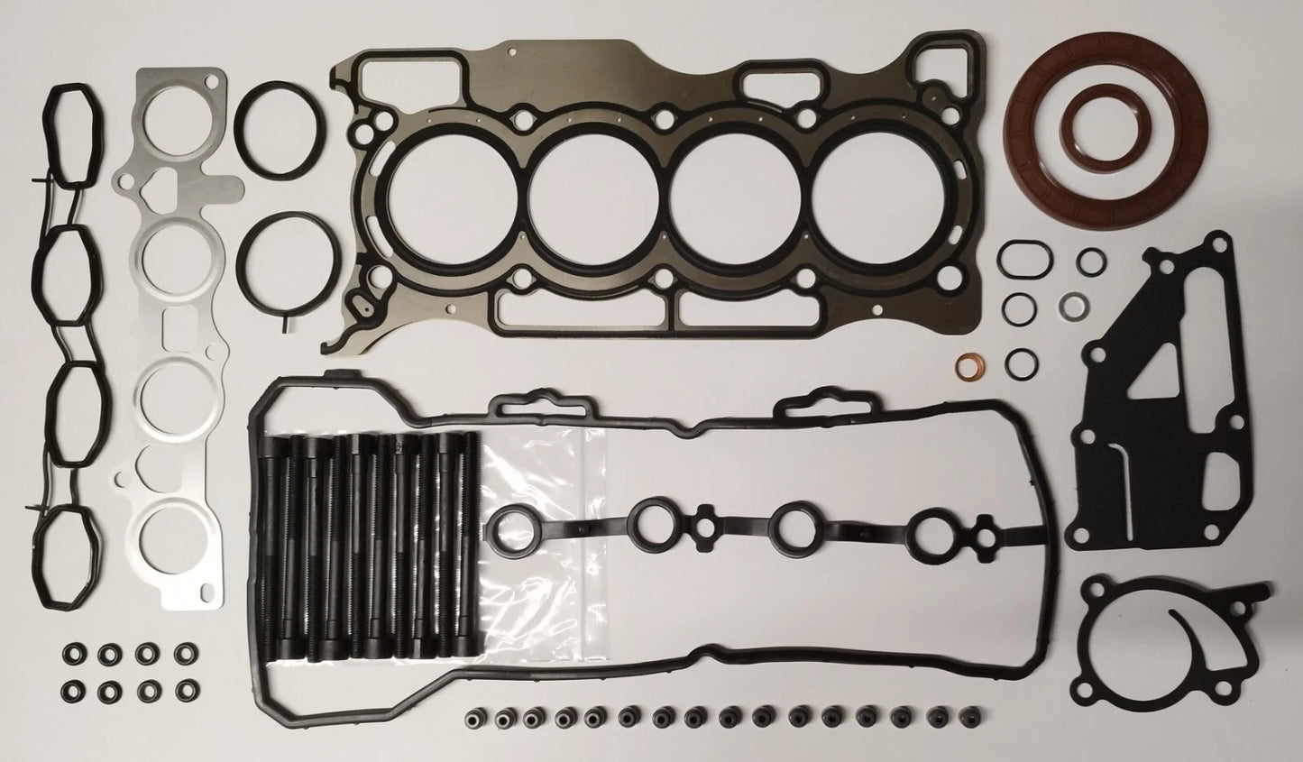 Full Head Gasket Set & Bolts for Qashqai Micra Tiida Note NV200 Cube