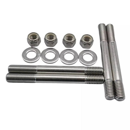 4Pcs Studs for Mercury Mercruiser Quicksilver 16-866562 Compatibility