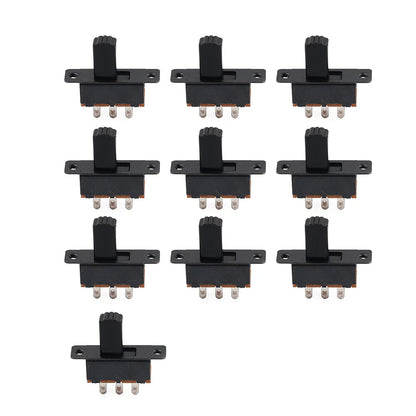 10 x 6 Terminal DPDT On/Off Mini Slide Switch for Various Applications