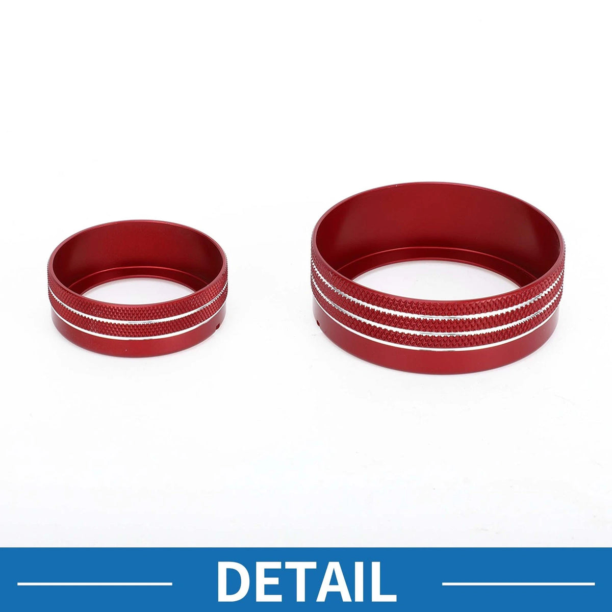 3 x AC Climate Heater Switch Knob Cover Rings for Kia Soul (2009-2013)
