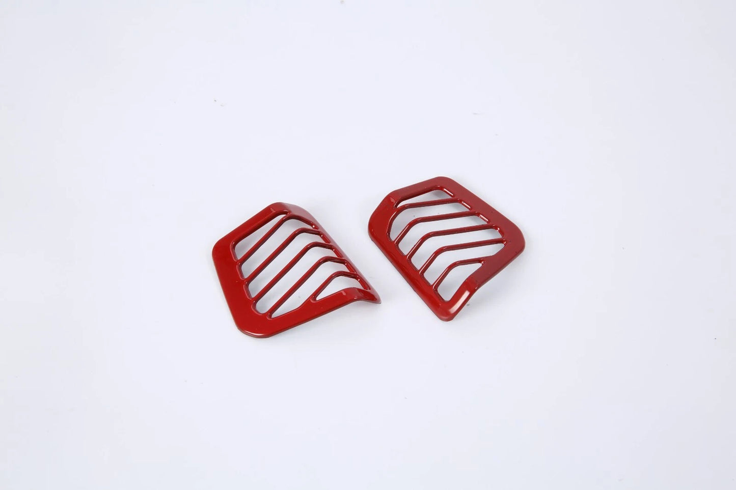 Front Side Air Vent Outlet Cover Trim for Jeep Wrangler JL Red 2 x (2018-2023)