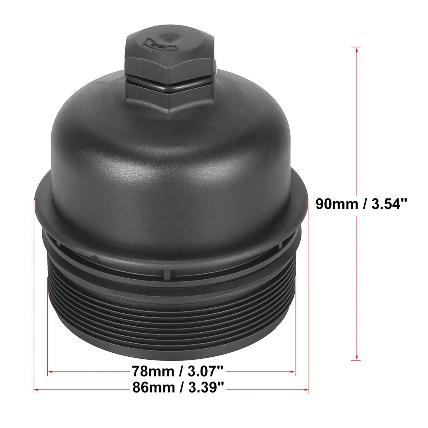 Oil Filter Cap Assembly Housing for Jeep Wrangler JK