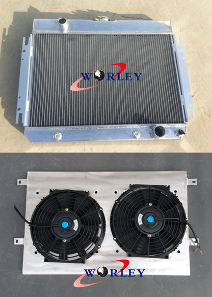 Alloy Radiator Shroud Fans for Chevy Impala El Camino 1963-1968 ()