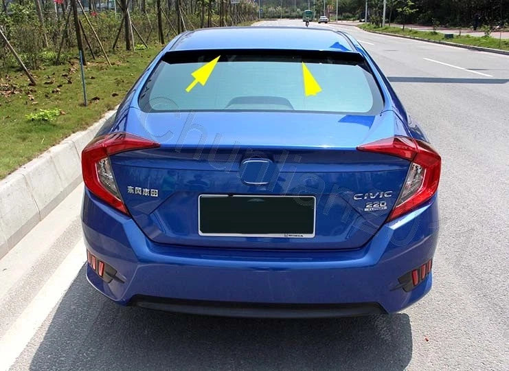 Rear Roof Spoiler Wing for 2016-2021 Honda Civic 4DR Sedan ABS