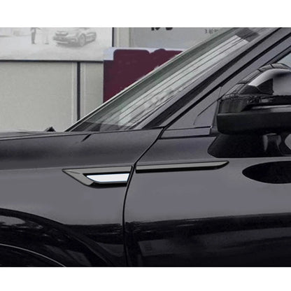 Stainless Steel Front Door Side Fender Emblem Cover Trim for Universal Car