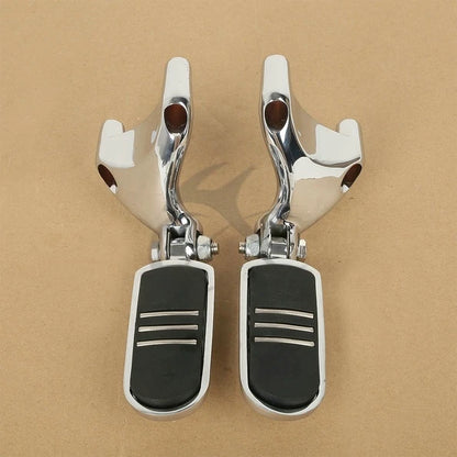 Chrome Passenger Footpeg Bracket for Harley Sportster 883 1200 (2004-2013)