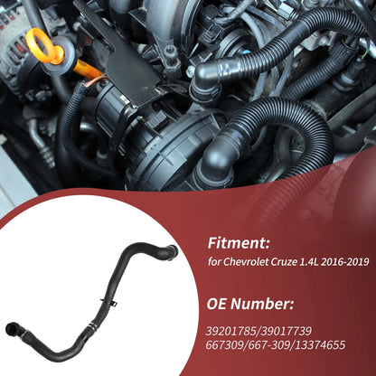 Turbo Intercooler Outlet Hose for Chevrolet Cruze 1.4L (2016-2019) 1 x Pc