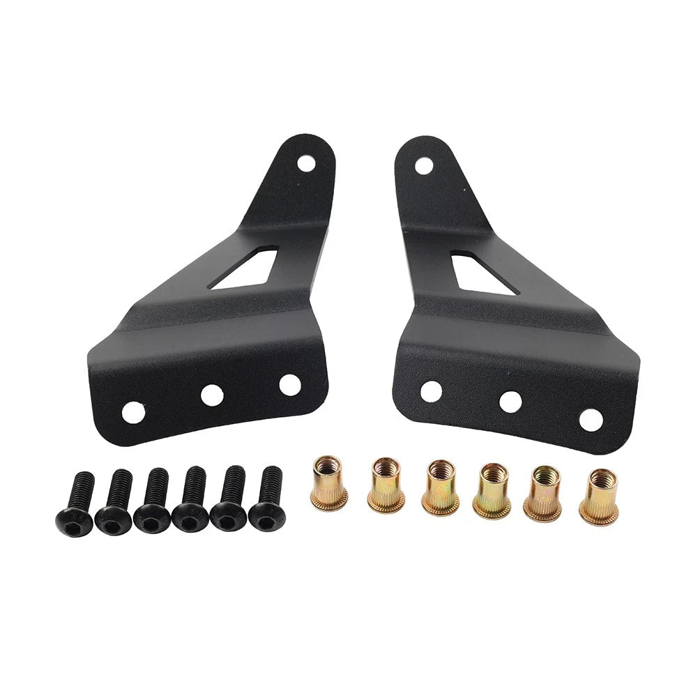 2 x Upper Roof A-Pillar Light Bar Mounts for Off-Road Vehicles