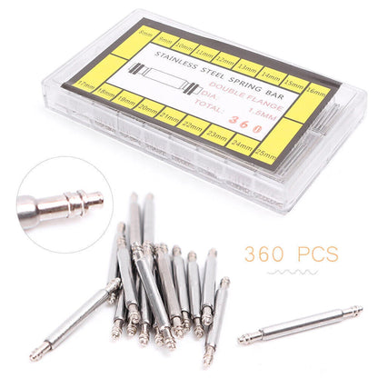 Watch Band Spring Bars Strap Link Pins Repair Tools Kit 8-25mm for UK Models