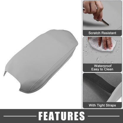 Center Console Armrest Cover Pad for Toyota Camry Hybrid (2012-2017) Gray