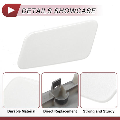 Front Left Washer Nozzle Cover for Lexus LX570 (2016-2021) - White 1 x Cap