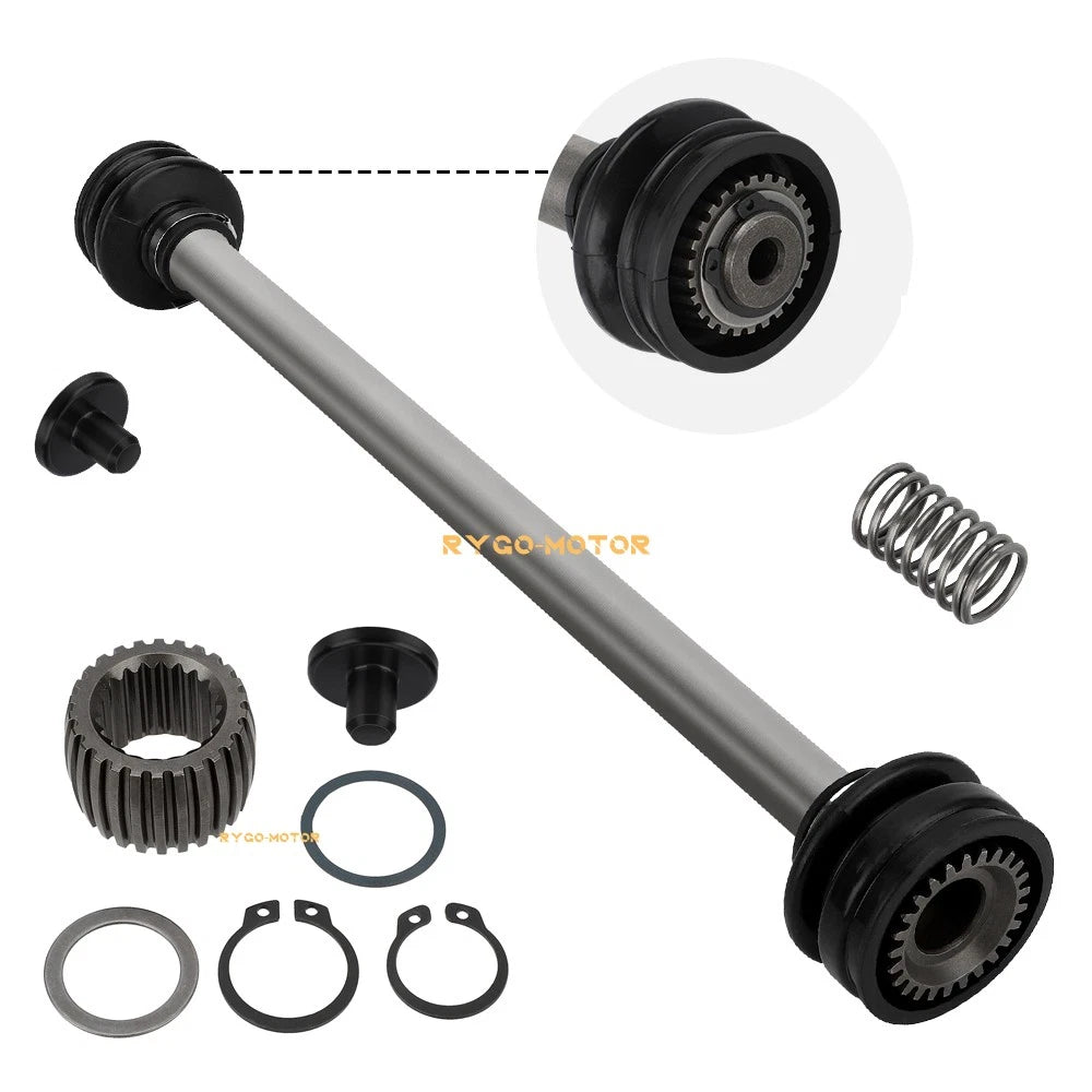 2 x Rear Prop Drive Shaft & Coupling for Yamaha Grizzly 660 YXR66F (2004–2007)