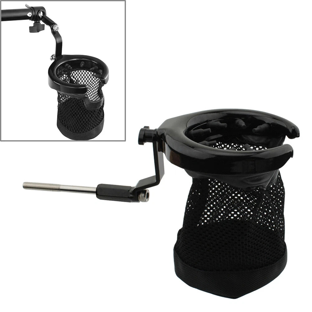 Black Rear Passenger Drink Cup Holder for Honda Goldwing GL1800 (2001-2017)