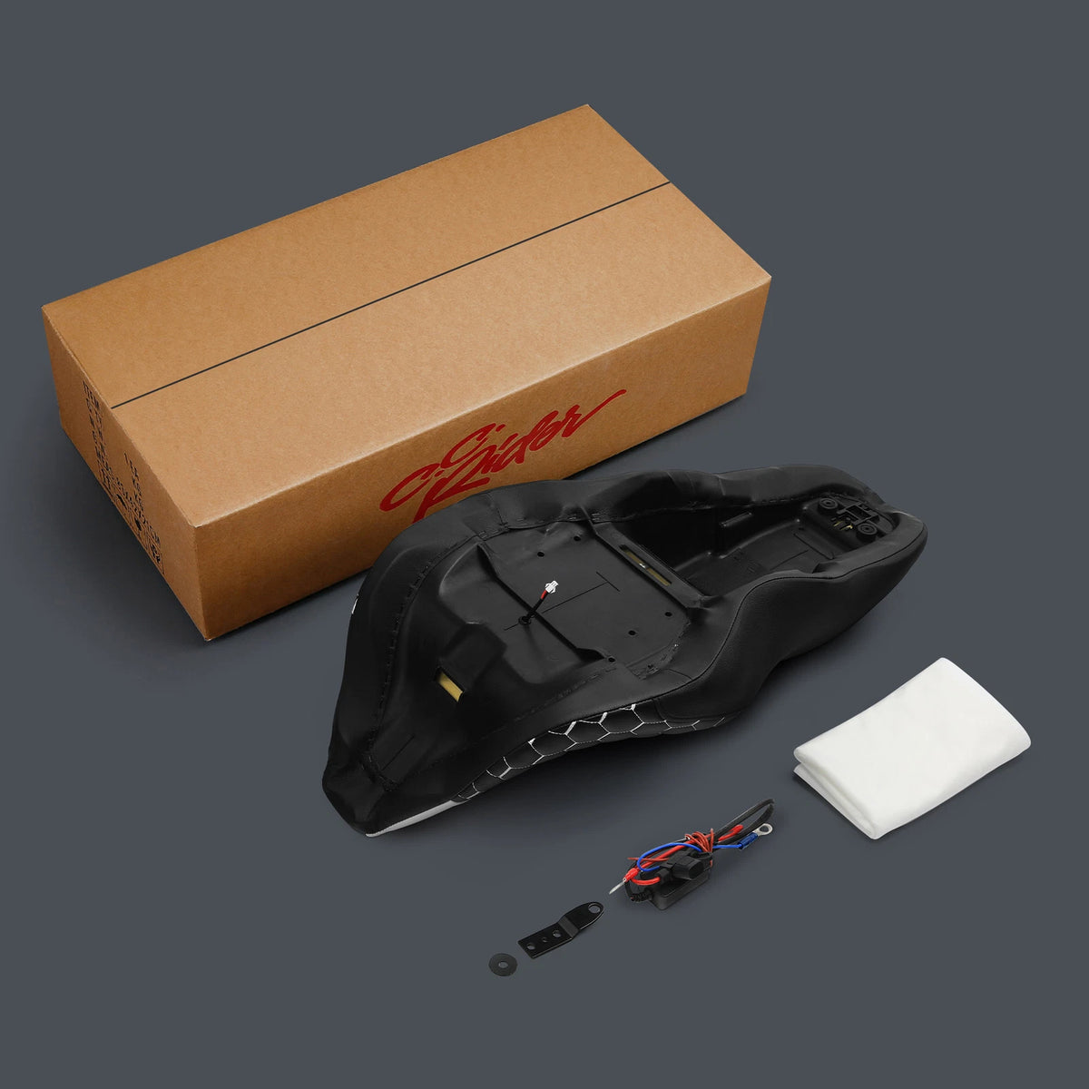 Heated Driver Rider Passenger Seat for Harley Touring Road Glide (2009-2023)