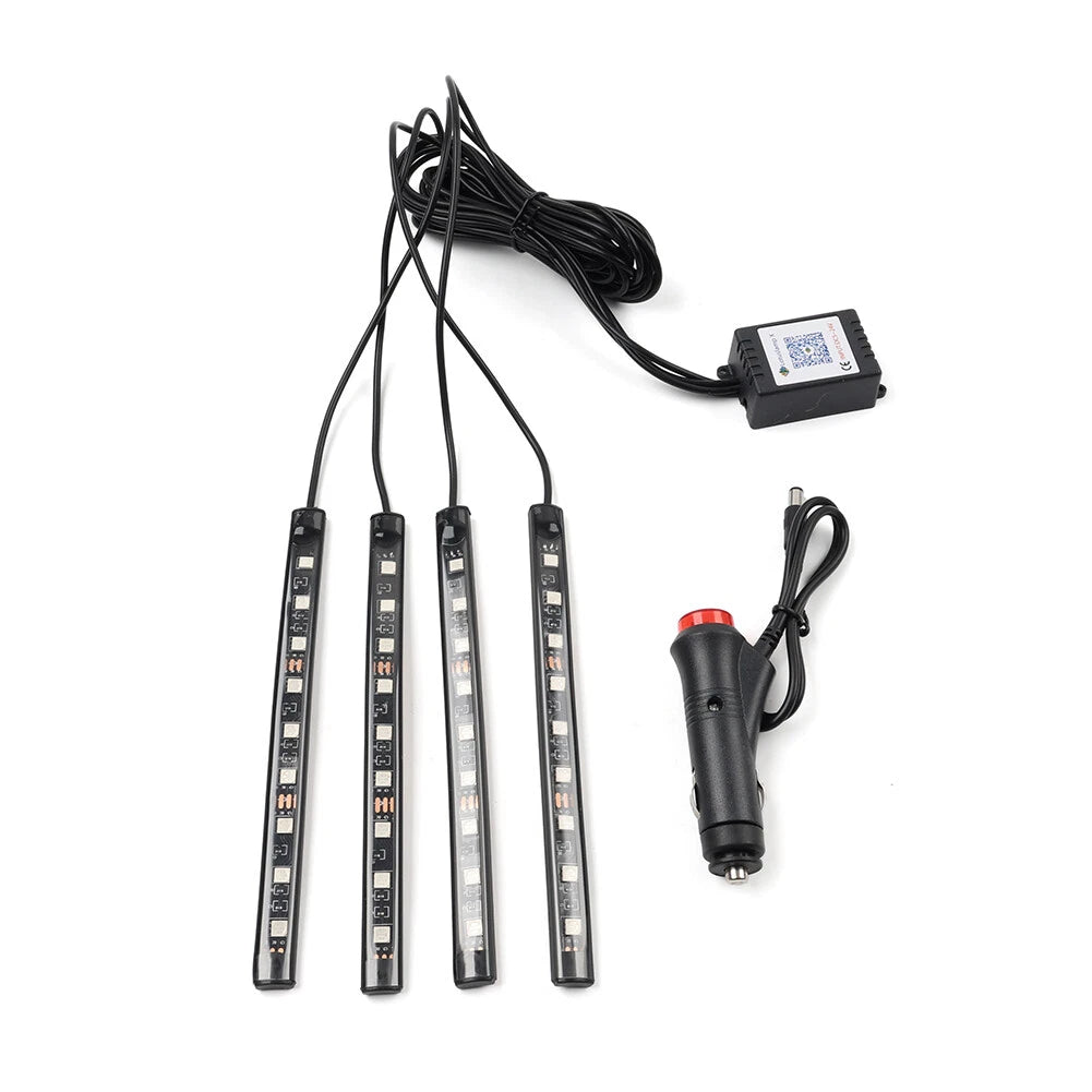 36LED RGB Voice Control Floor Light for Atmosphere - Music Sync Lamp