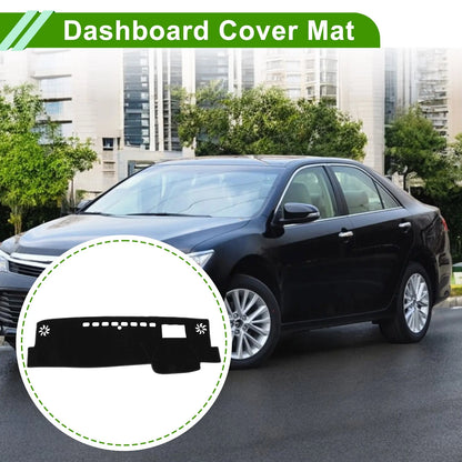 Dashboard Cover 1 x for Toyota Camry XV70 series Black Polyester Non-Slip