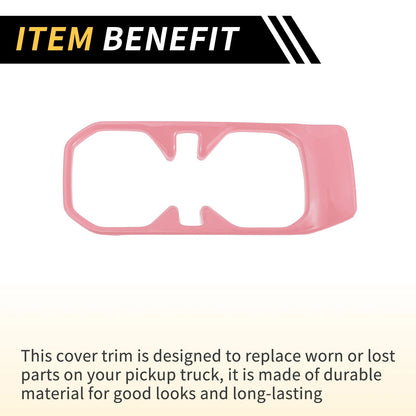 Cup Holder Cover Trim for Jeep Wrangler JL JLU (2018-2024) Pink 1 Pc