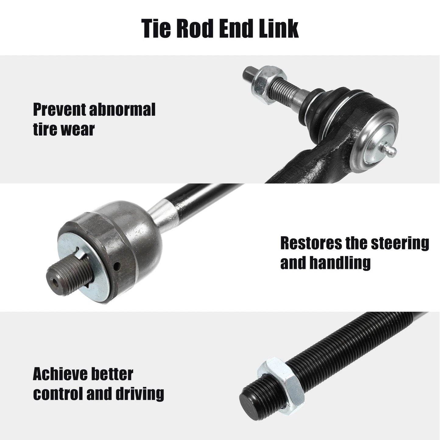 4 Pcs Tie Rod End Links for Dodge Charger (2011-2023)
