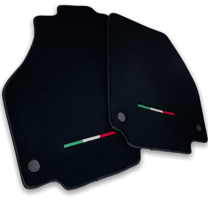 Floor Mats Set for Ferrari 488 Spider Black Tailored Carpets (2015-2023)