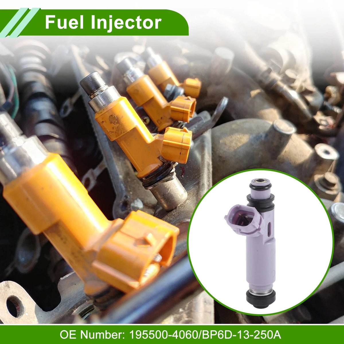 Fuel Injector No.195500-4060 for Mazda Miata 1.8 (2001-2005)
