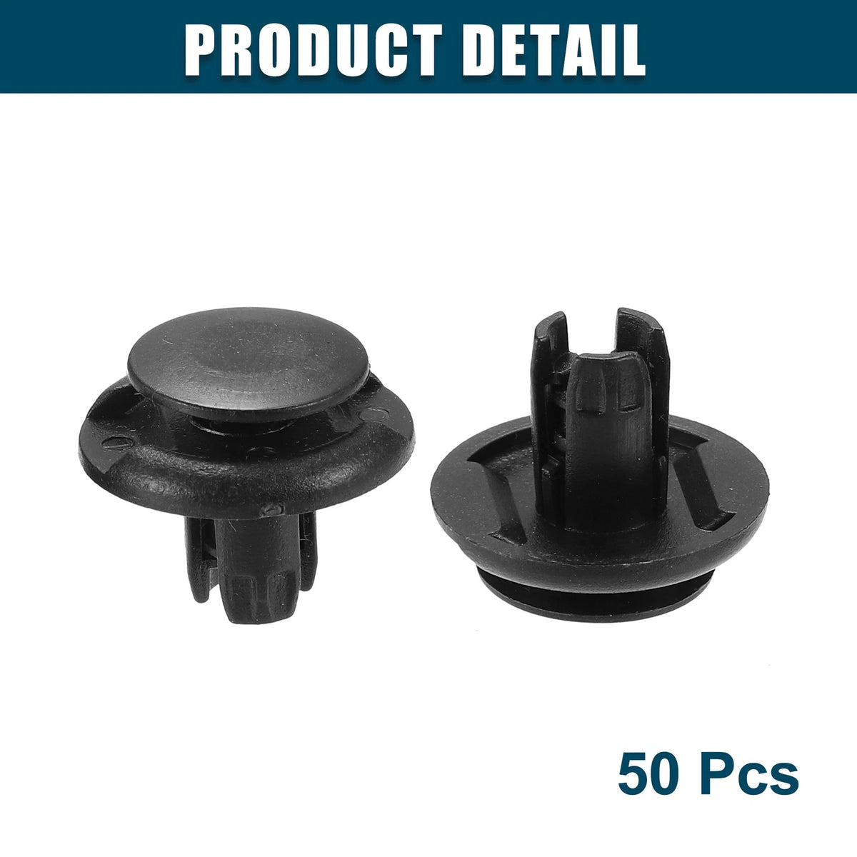50 x Fender Liner Clips for Honda Accord (2003-2007) Black Replacement Parts