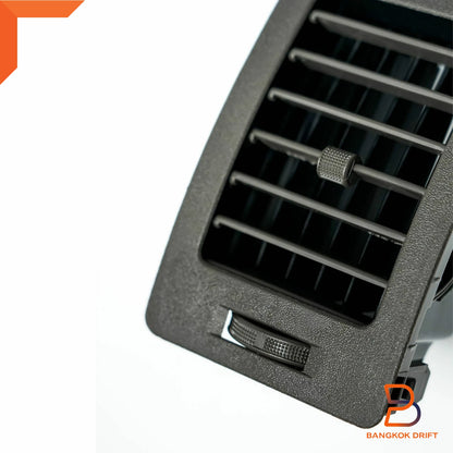 BLACK  LH+RH AIR A/C VENT GRILLES for TOYOTA HILUX UTE VIGO (2005-2014)