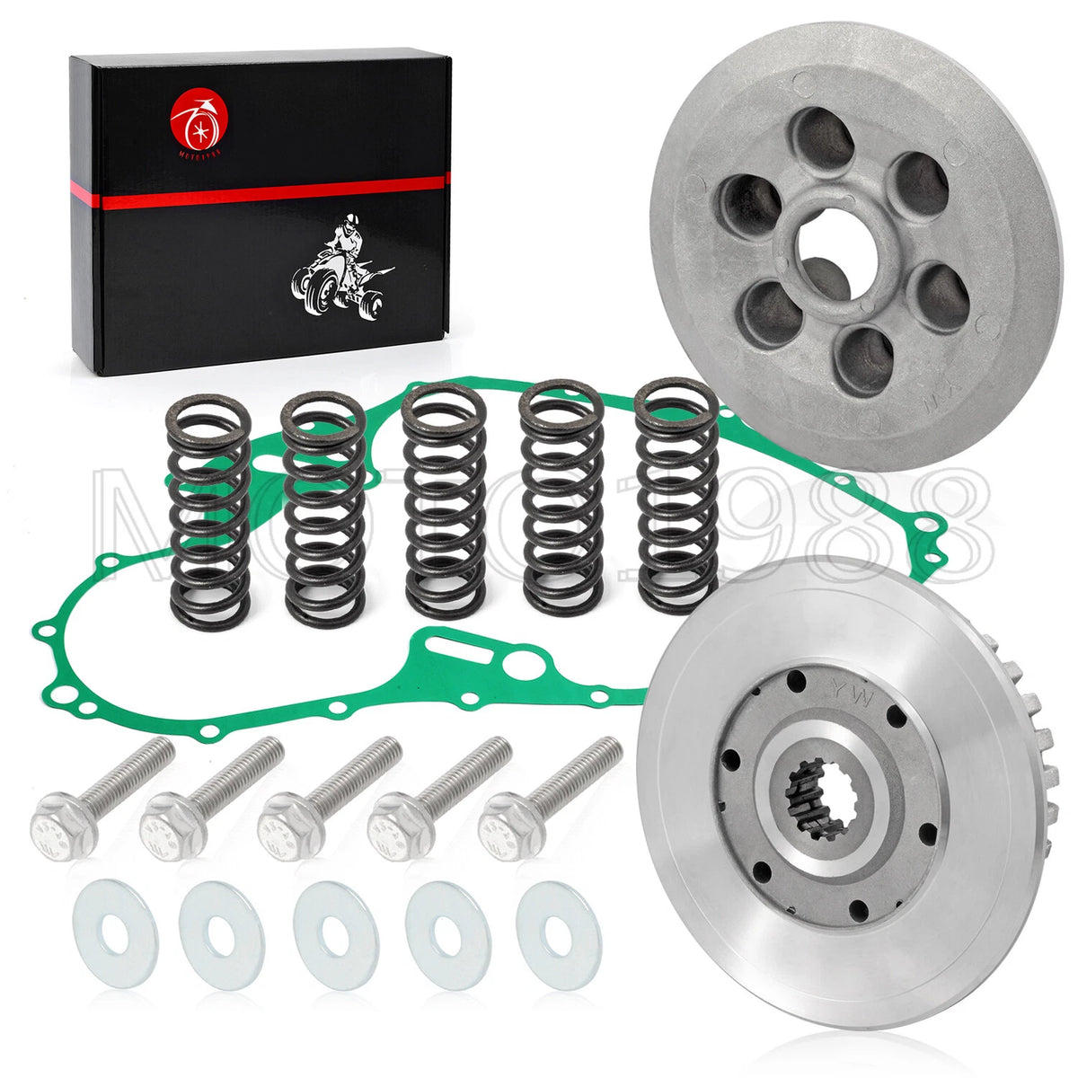 Clutch Kit Inner Hub Pressure Plate Gasket for Yamaha Raptor 700 (2006–2023)