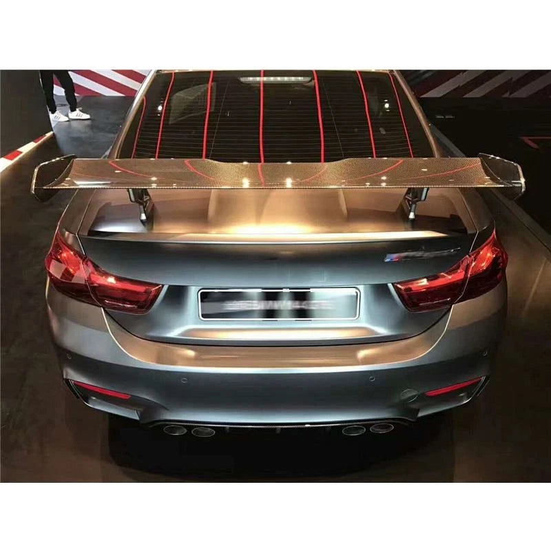 Real Carbon Fiber Rear Trunk Spoiler Wings For BMW F80 F82 F87 M2 M3 M4 2014-19