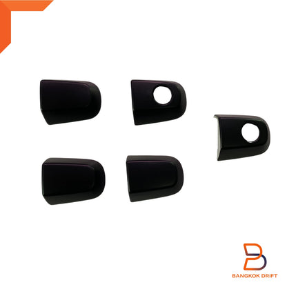 Matte Black Door Handle Cover Trim for Mitsubishi Triton Ute, Pajero Sport (05-23)