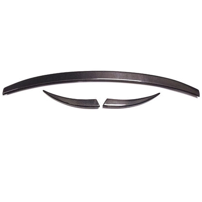 Real Carbon Fiber Rear Middle Trunk Spoiler Wings for Porsche Macan 2015-2020