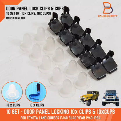 Door Panel Clips for Toyota Land Cruiser FJ40 FJ45 BJ40 BJ45 HJ40 FJ55 VX80 (1960-2023)