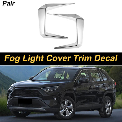 2 x Fog Light Cover Trim for Toyota RAV4 (2019–2025)