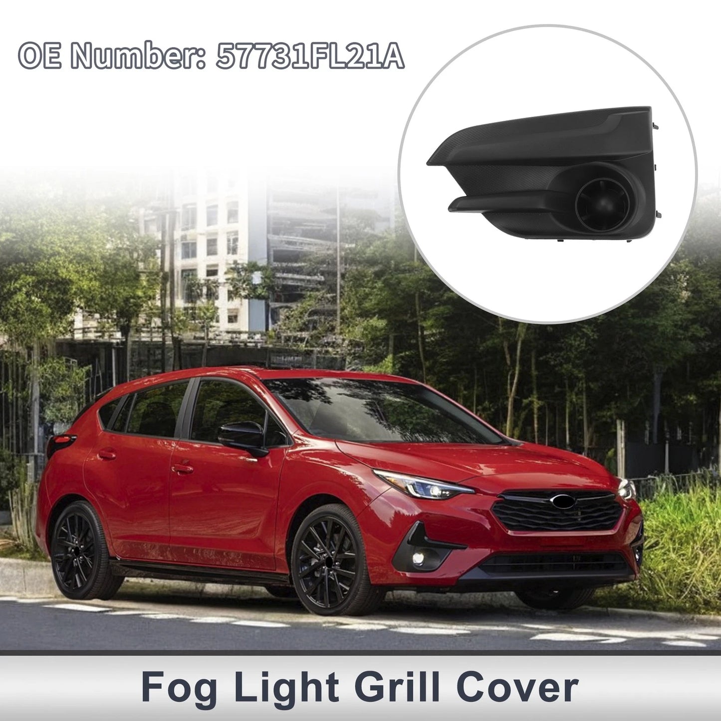 Front Left Fog Light Grill for Subaru Impreza (2017-2019)