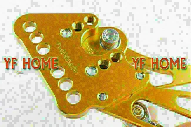 Rearsets Foot Pegs for Suzuki GSXR1000 K5 (2005-2006) - Gold Motorcycle Parts