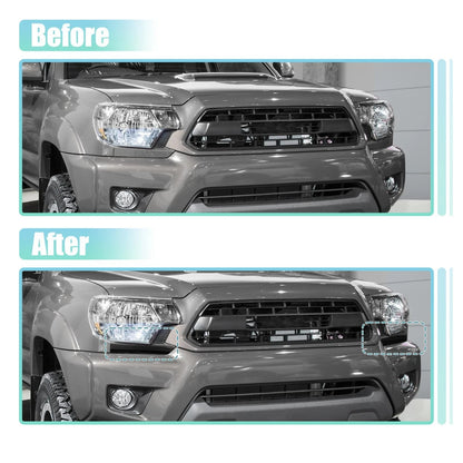 Front Bumper Grille Filler Trim Panel for Toyota Tacoma (2012-2015)