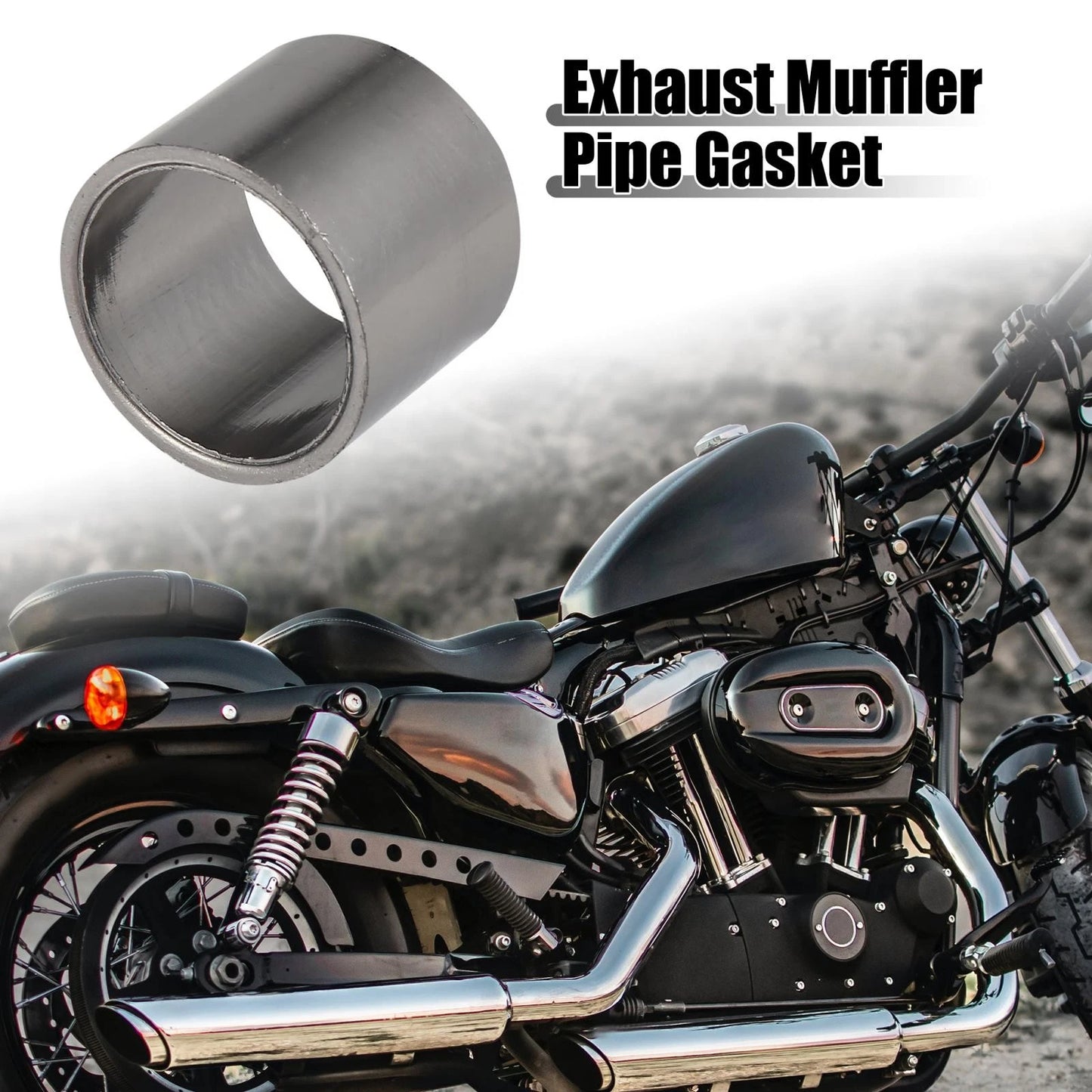 32mm ID 38mm OD Exhaust Muffler Pipe Gasket Graphite Seal Ring for Motorcycle