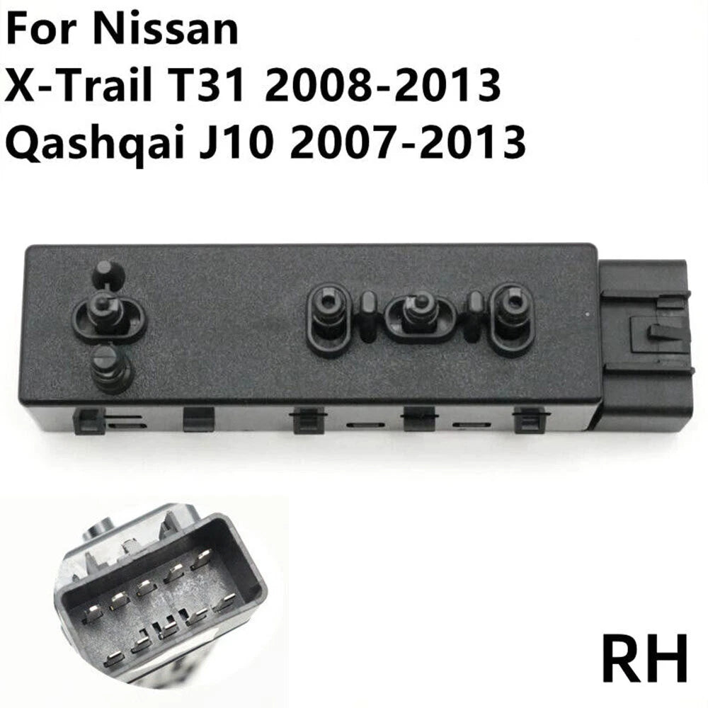 Right Power Seat Adjuster Switch for Nissan X-Trail Qashqai J10 (2007–2013)