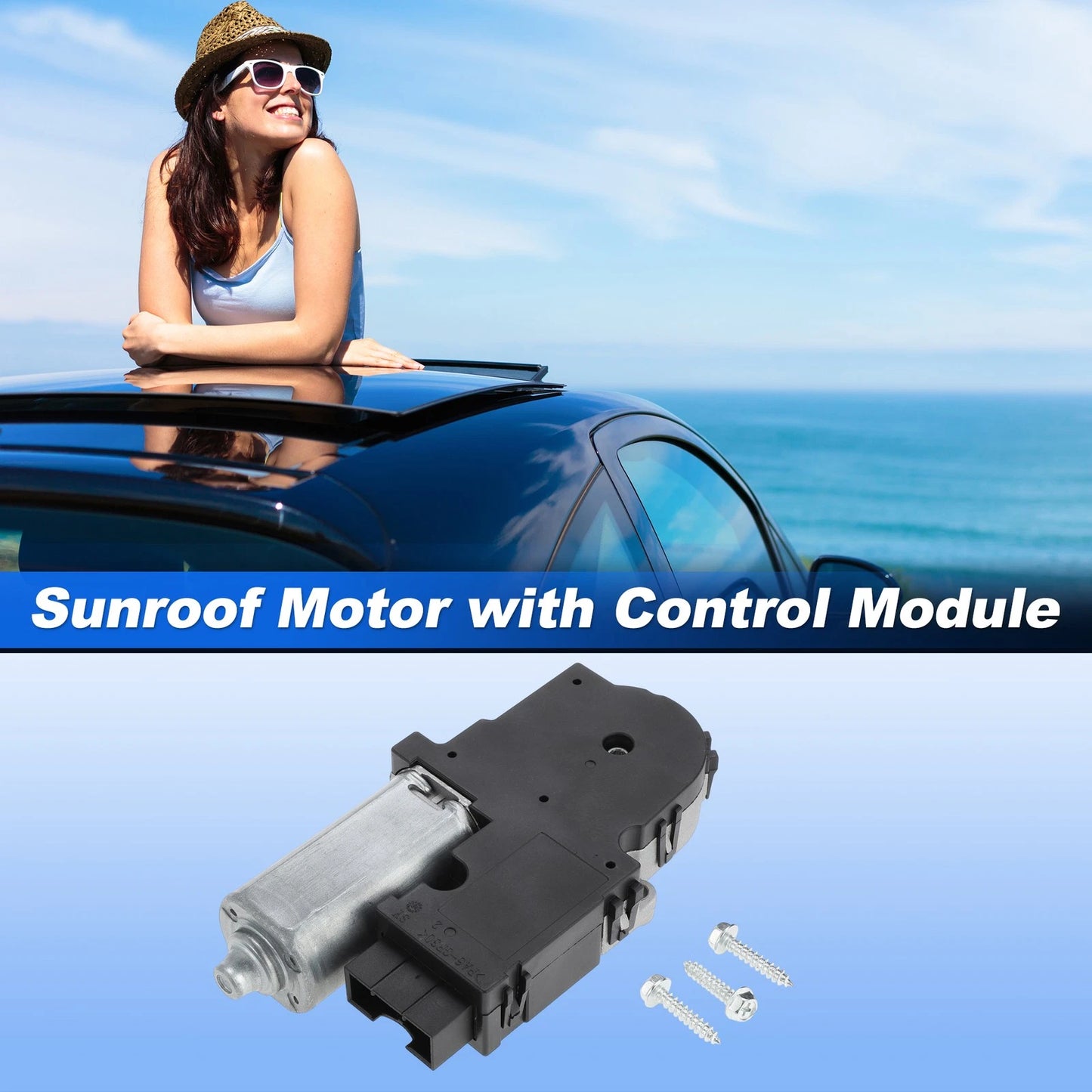 Sunroof Motor with Control Module for Cadillac SRX Chevrolet Camaro