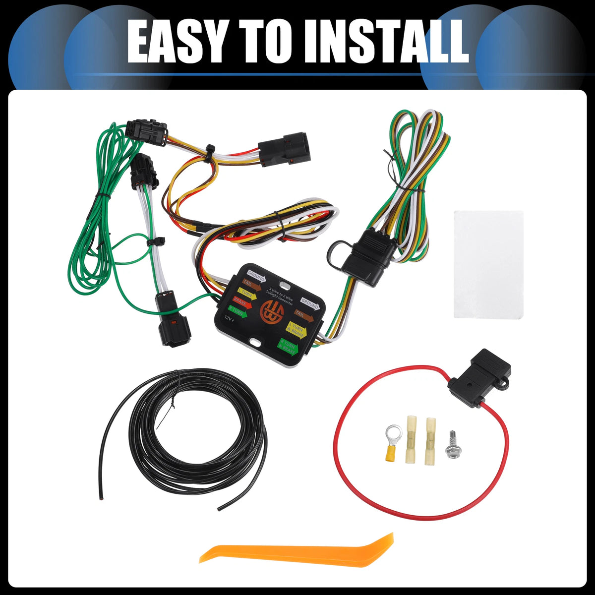 4-Pin Trailer Wiring Harness Kit for Hyundai Tucson (2010-2018)