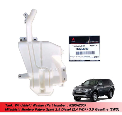 Washer Tank for Mitsubishi Montero Pajero Sport (2008-2014)