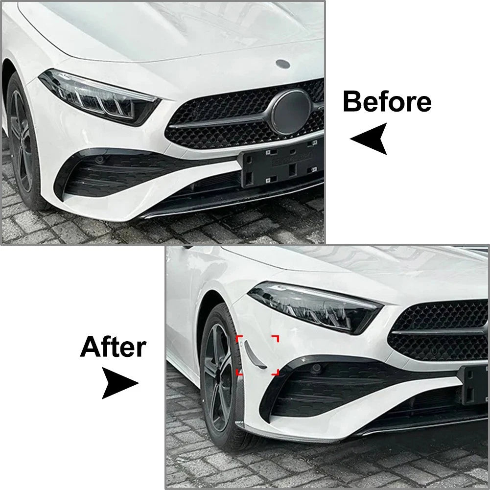 Carbon Front Bumper Lip Splitter for Mercedes Benz A Class W177 (2023)