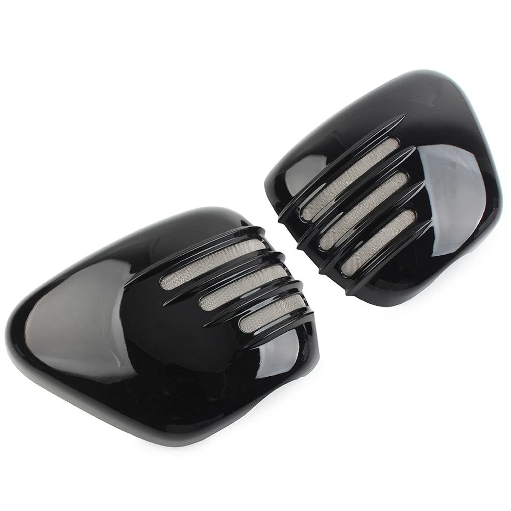 2 x Battery Side Covers Set for Triumph T120 2016-2020 Glossy Black