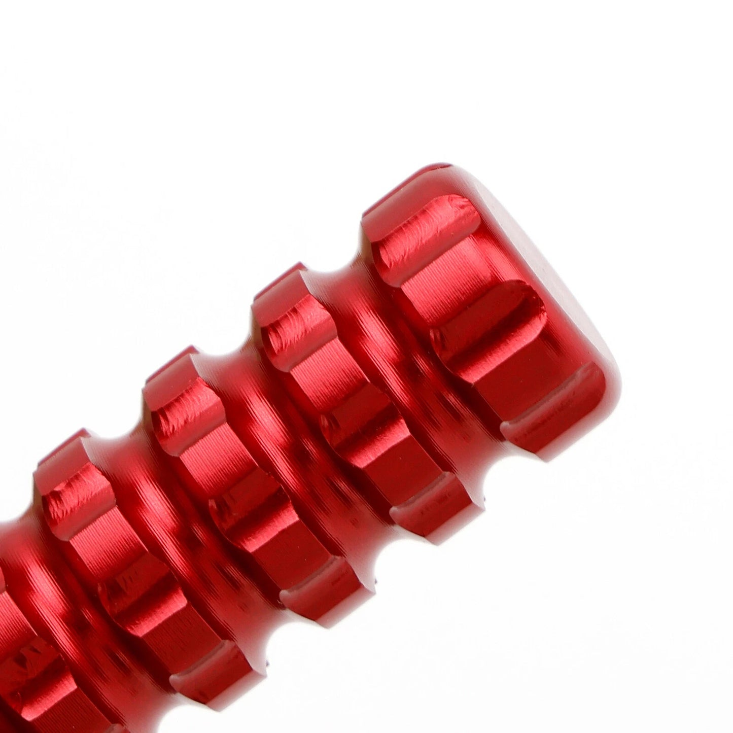 CNC Shifter Pedal Extension Red for Aprilia RS660, Guzzi V100, MV Agusta (2021-2023)